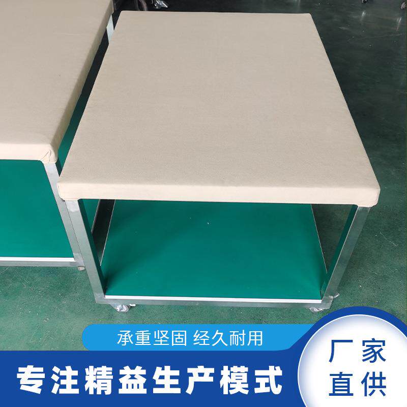 防静电焊接式周转架 工厂车间流水线可移动带轮物料双层手推车