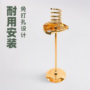 电吹风机支架发廊专用理发店家用免打孔立式吹风筒落地架子大理石