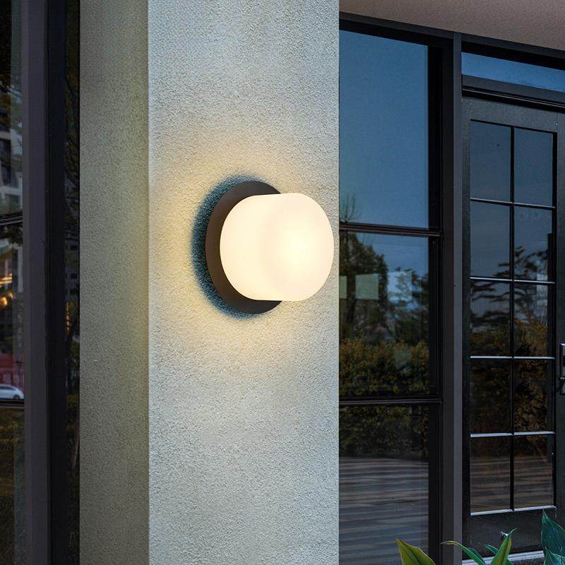 防水庭院门柱灯阳台壁灯月球灯壁灯户外简约现代新款围墙贴片式,3C数码配件,USB灯,淘宝优惠券,粉丝福利购,淘宝优惠卷