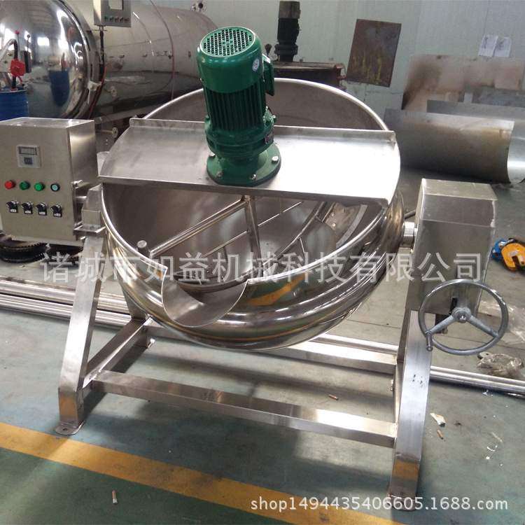 可倾电加热搅拌煮锅 质优价廉 直销 诸城如益机械