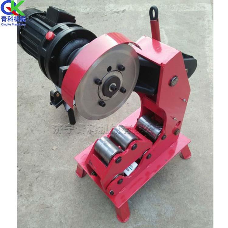 电动衬塑管切割机钢管镀锌管液压旋切机小型自动无毛刺切管机