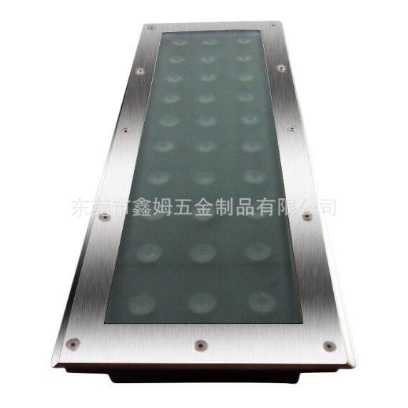 不锈钢1米地埋灯36W72w埋地灯嵌入式广场公园过道走廊长条地埋灯