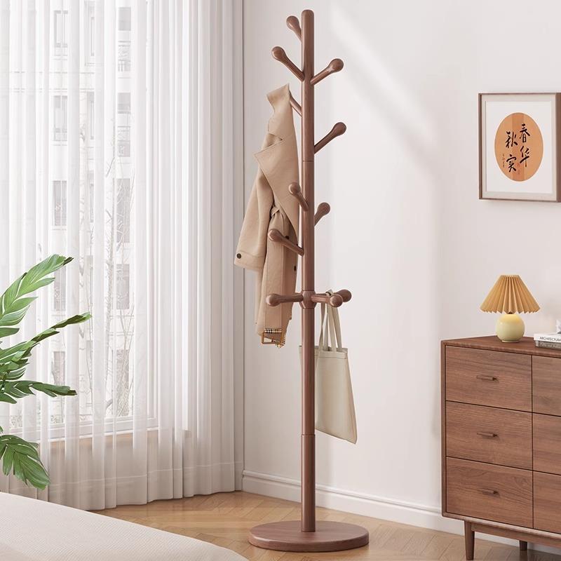 阳台挂衣架落地卧室家用简易蘑菇衣帽架女生房间可爱卡通挂包架子