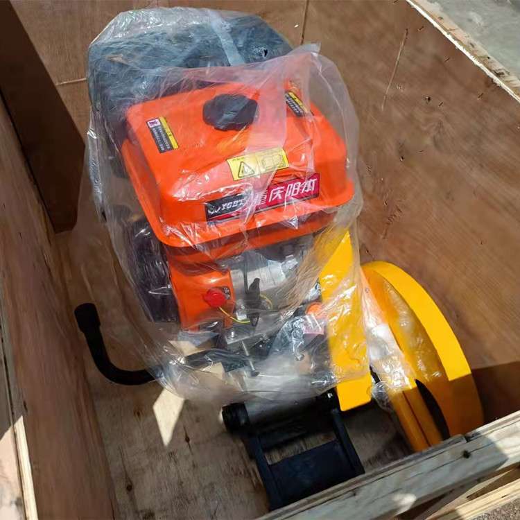 国产内燃锯轨机 9马力汽油切轨机 火车道切断锯轨机