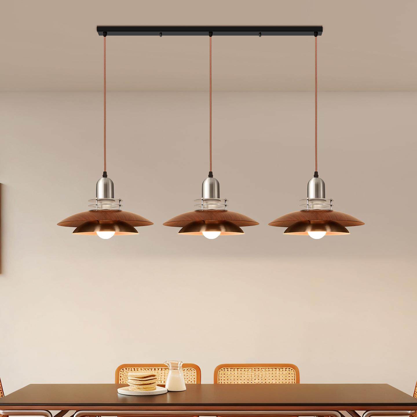 餐厅吊灯复古中古风飞碟灯三头吊灯新款饭厅餐桌岛台中山灯具L271,玩具/童车/益智/积木/模型,其它,淘宝优惠券,粉丝福利购,淘宝优惠卷