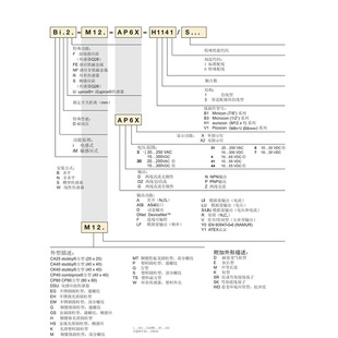 Ni8 AN6X Bi5 M18 H1141传感器 图尔克型接近开关Ni4 AP6X M12
