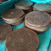 茶仔饼茶枯茶菇粉茶油渣茶麸洗头乌发养发防脱茶籽饼 包邮