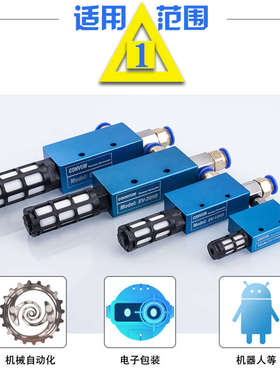 机械手配件真空发生器EV-10/15/20/25吸盘负压发生器气动厂家现货