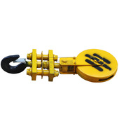 下钩 滑轮抓钩 起重机钢丝绳电动葫芦绝缘吊钩1T2T3T5T10T16 吊装