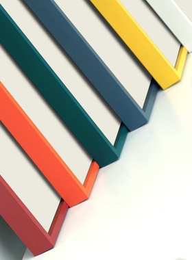 拼图相框1000片拼图框专用70x50x35固定框架裱框铝合金画框黄色框