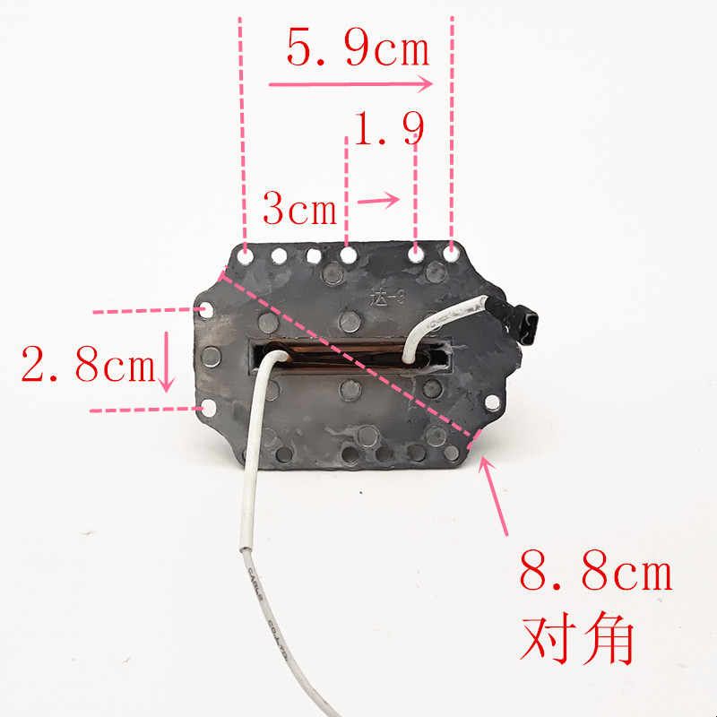 方形足浴盆加热管通用发热管中小体积洗脚盆发热体椭圆电热片配件图片