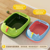 猫砂盆大号幼猫专用半封闭式 防外溅猫厕所防臭猫沙屎盆子宠物用品