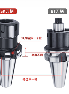 JT40 JT50/SK50-FMB加长抗震面铣刀柄铣刀盘刀柄发黑防锈高精耐用