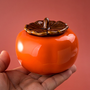 速发事事如意陶缸烟灰瓷 创意喜庆灭用客厅带盖防飞灰家烟缸 桌面