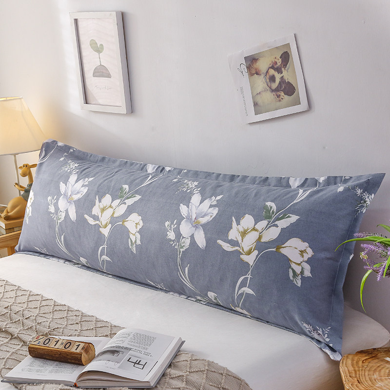 速发双人枕头套单个加长加大枕芯套1.2m枕.8纯米棉长款大号1.51套