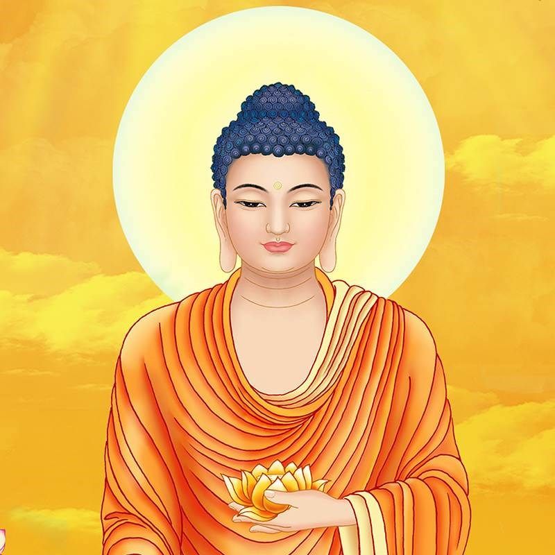 速发高清西方三圣挂画大势至观音菩萨阿弥陀佛佛像卷画装壁饰轴画