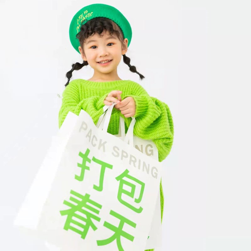 速发打包春天清新创意主题儿童潮拍袋内拍照手提道树叶毯花瓣气球