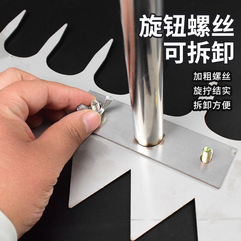 速发新型防滑不锈钢钉耙砂浆耙瓷砖平灰器贴地砖瓷砖铺砖辅助泥瓦