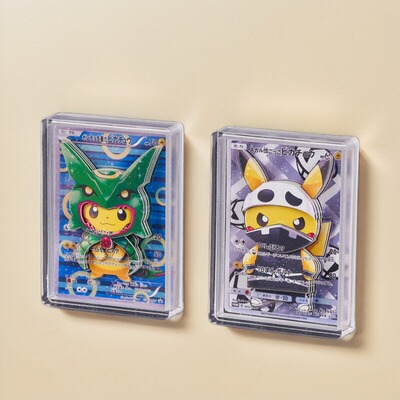 宝可梦神奇宝贝裸眼3D卡雕卡牌磁吸冰箱贴皮卡丘小火龙杰尼龟伊布