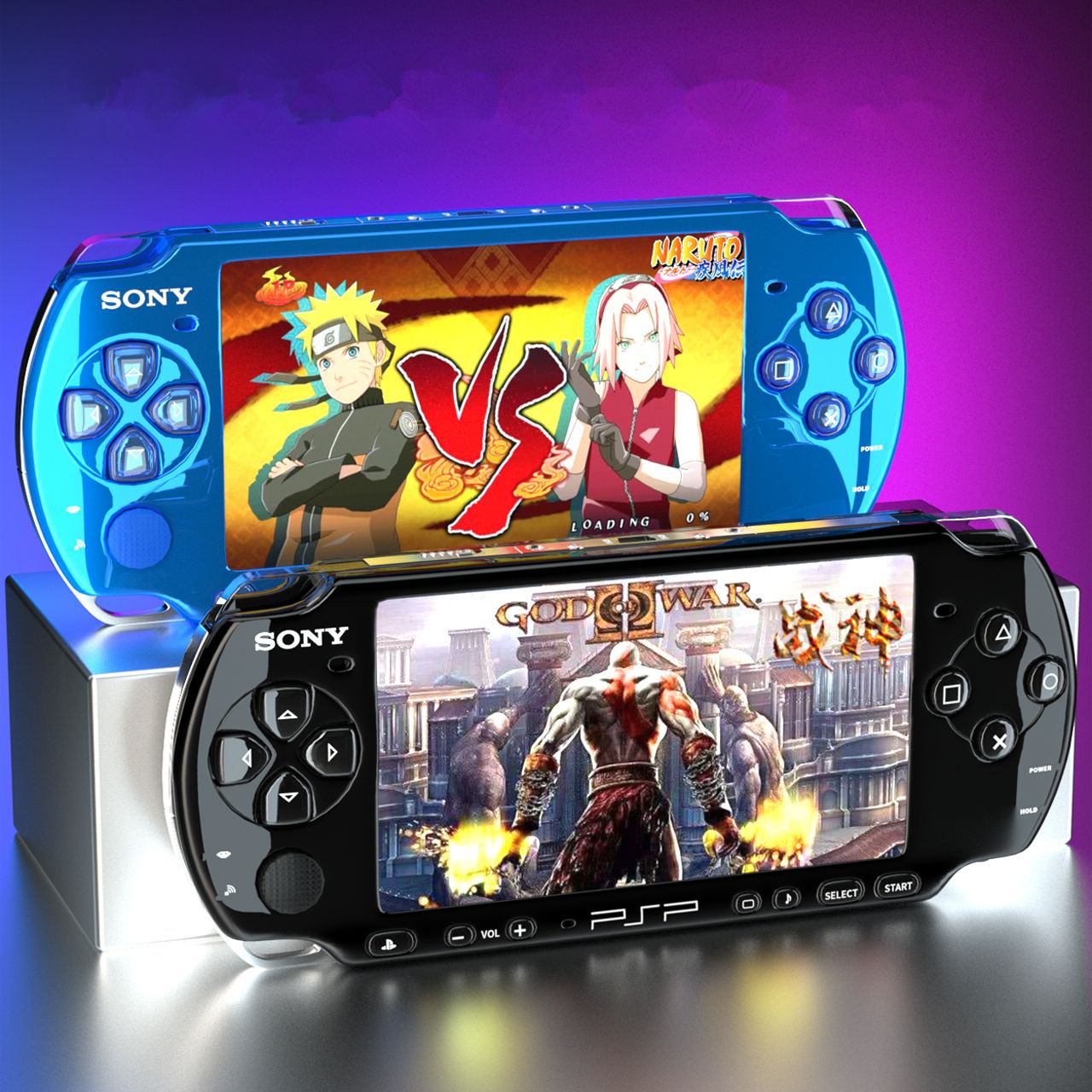 psp3000游戏机ps1掌上游戏机GBA怀旧街机迷你PS掌机FC街机2