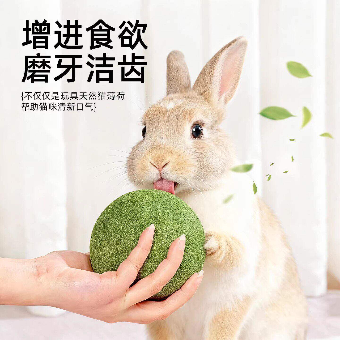 兔子玩具超大薄荷球解闷耐啃咬