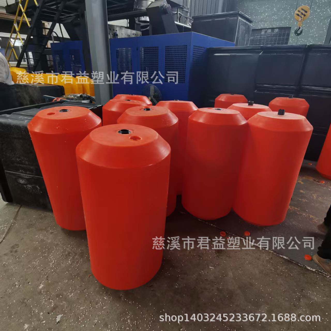 水源保护区垃圾拦污网浮漂筒 500*1000秦淮河环境保护塑料浮筒