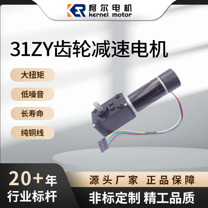 柯尔 涡轮蜗杆微型减速电机 双输出轴马达A58SW31ZY 大扭力窗帘机