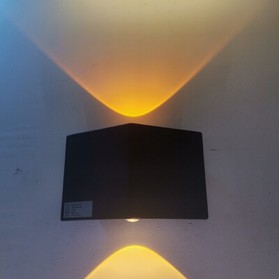 led户外防水壁灯别墅庭院走廊双头上下洗墙射灯室外阳台过道墙灯