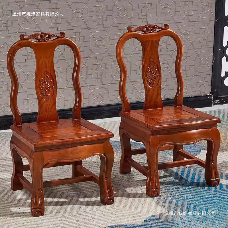 实木小凳子靠背椅儿童凳矮凳小椅子家用红木婚庆椅客厅沙发茶几凳