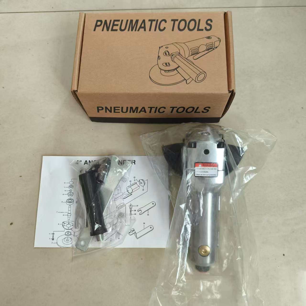 强力款4寸气动角磨机抛光色砂轮机切割打磨抛光切割风动4寸砂轮机