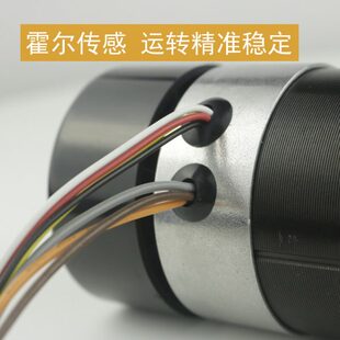 500W直流无刷车床铣床动力头电机低噪音 小型数控雕刻机电主轴48V