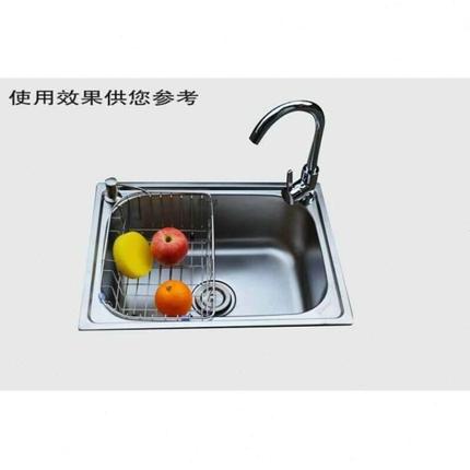 304不锈钢沥水篮厨房水槽碗碟架加D粗固定不伸缩P洗菜蓝滤水篮 30