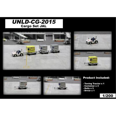 Fantasy Wings 1:200 日本航空 货运 地勤套装 UNLD-CG-2015