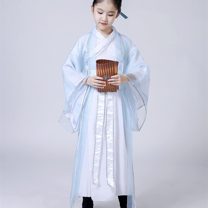 儿童古装汉服中国风男孩书生国学弟子规侠客男童服装郊游演出服装