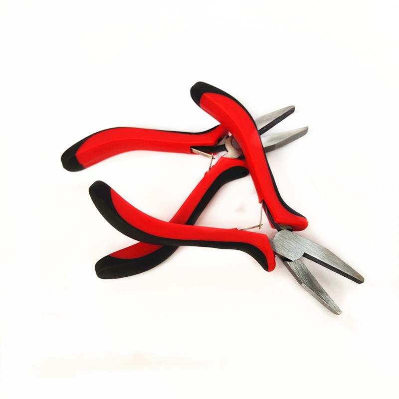 无痕接发专用钳子发片接发工具扁嘴钳平口小钳子钓鱼鱼线绑勾钳子