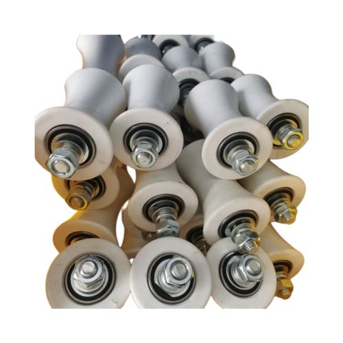 补偿链导向装置橡胶轮防晃装置补偿链导向轮55x88电梯补偿链专用