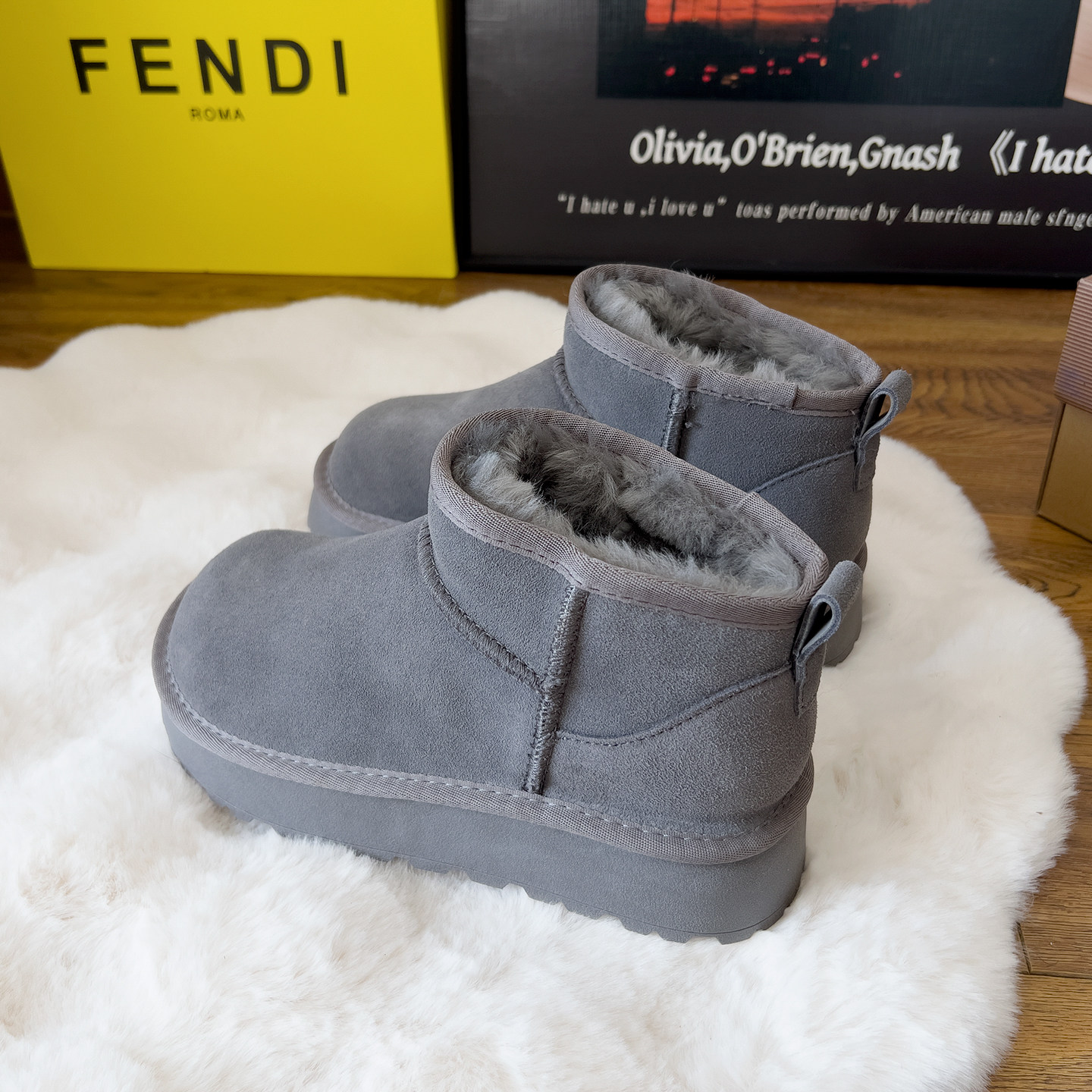 零下40度全羊毛雪地靴女博肯短筒冬季皮毛一体靴女羊毛靴厚底棉鞋,女鞋,时尚雪地靴,淘宝优惠券,粉丝福利购,淘宝优惠卷