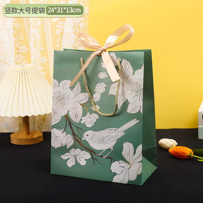 定制LOGO礼品袋富贵鸟手提袋服装购物袋面膜纸袋 中秋节礼物袋子