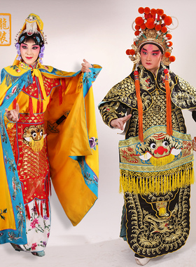 速发全龙戏将 京剧戏服武生武装霸戏曲男靠项羽霸王别姬 将王靠