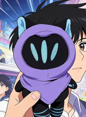 无畏契约幽影猫猫瓦罗兰特挂件OMEN玩偶同人周边礼物毛绒玩具礼物