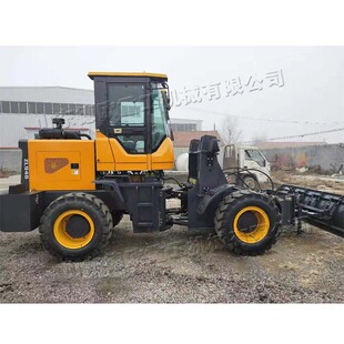 冬季道路积雪养护车装载机清雪除雪滚刷式铲机单独散热和液压系统