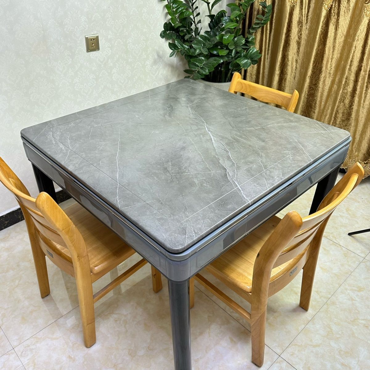 漆面防烫防水耐磨麻将桌板餐桌面板麻将机通用板客厅简约亮面新款图片