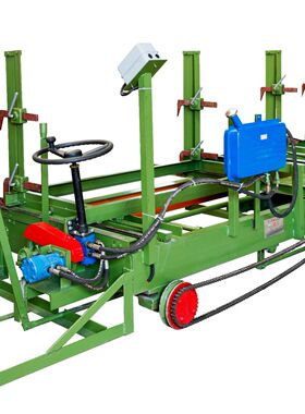 【临安南洋】MJ329/1SA4-2型木工带锯跑车半自动跑车  气动夹木