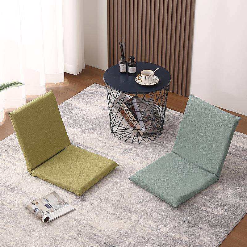 可折叠懒人沙发榻榻米地上坐垫座椅小沙发可躺可睡飘窗床上靠背椅
