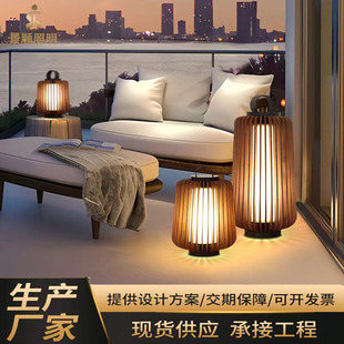 太阳能庭院灯草坪灯户外防水露台灯阳台装饰灯别墅花园灯充电手提