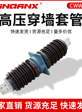 黔兴CWC-CWW-35KV/2500A2000A户外高压穿墙套管40.5KV直销陶瓷