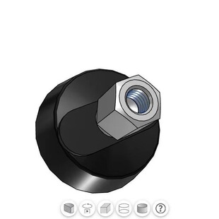 调节脚脚杯 m10 尼龙万向脚垫 m16 支撑脚 m12 m20 关节蹄脚