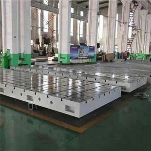 工廠銷售鑄鐵HT200平板電機(jī)使用平臺(tái)翻砂鐵地板鑄鐵T型槽拼接平臺(tái)