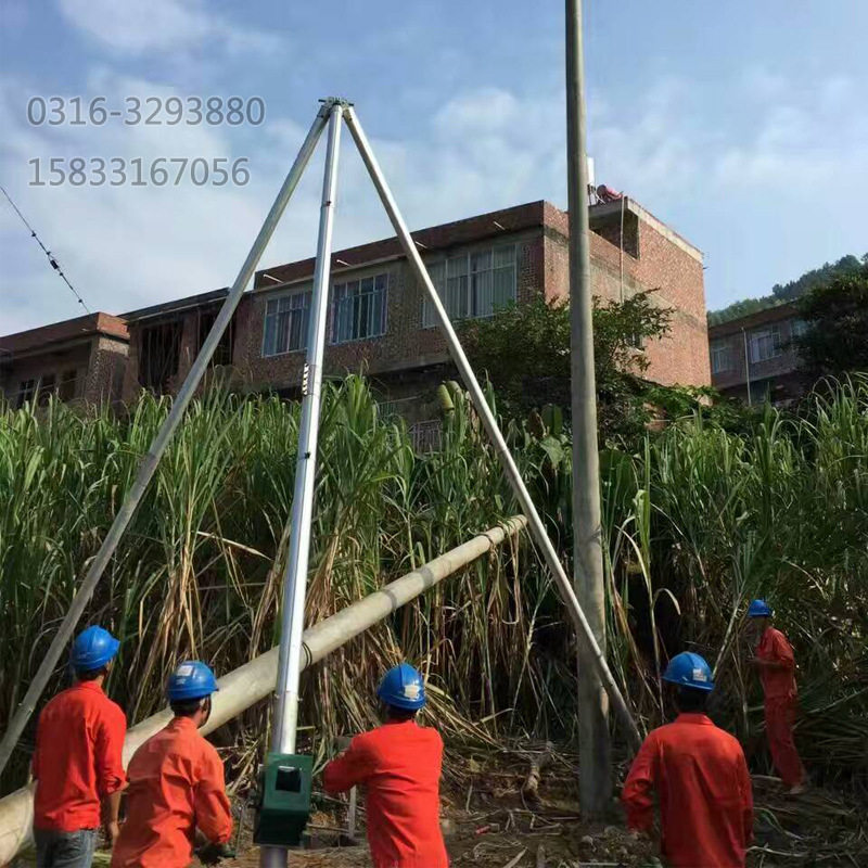 济南铝合金立杆机,三角架立杆机,,铝合金立杆机电线杆立杆机
