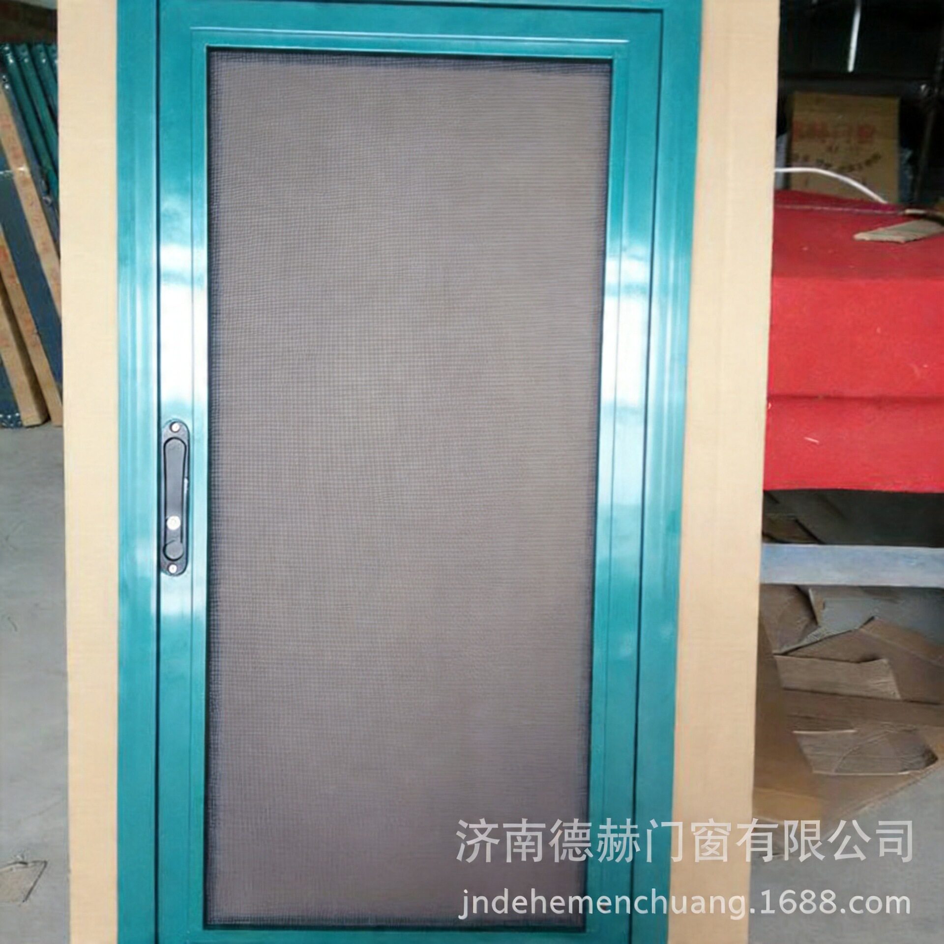 跨境金钢网防蚊平开纱窗防盗防坠落不锈钢高锈通风门窗厂家直销
